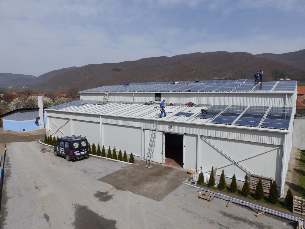 Sırbistan 100KW Çatı Uygulaması